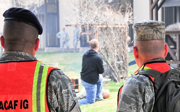 EMI tests Osan responders and evaluators