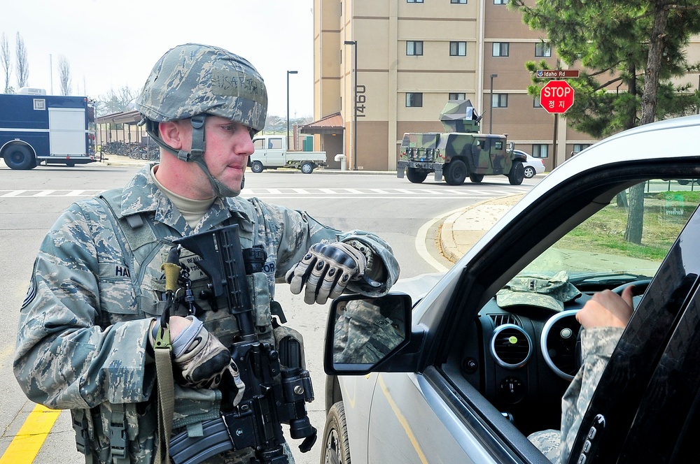 EMI tests Osan responders and evaluators