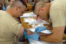 Ironhorse soldiers conduct medical training