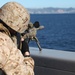 USS New York makes first Strait of Gibraltar transit, protected by her Marines and Sailors.