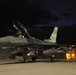 Preparing to launch an F-16 Fighting Falcon