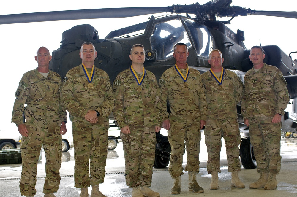 Four soldiers receive 'Order of Saint Michael' award