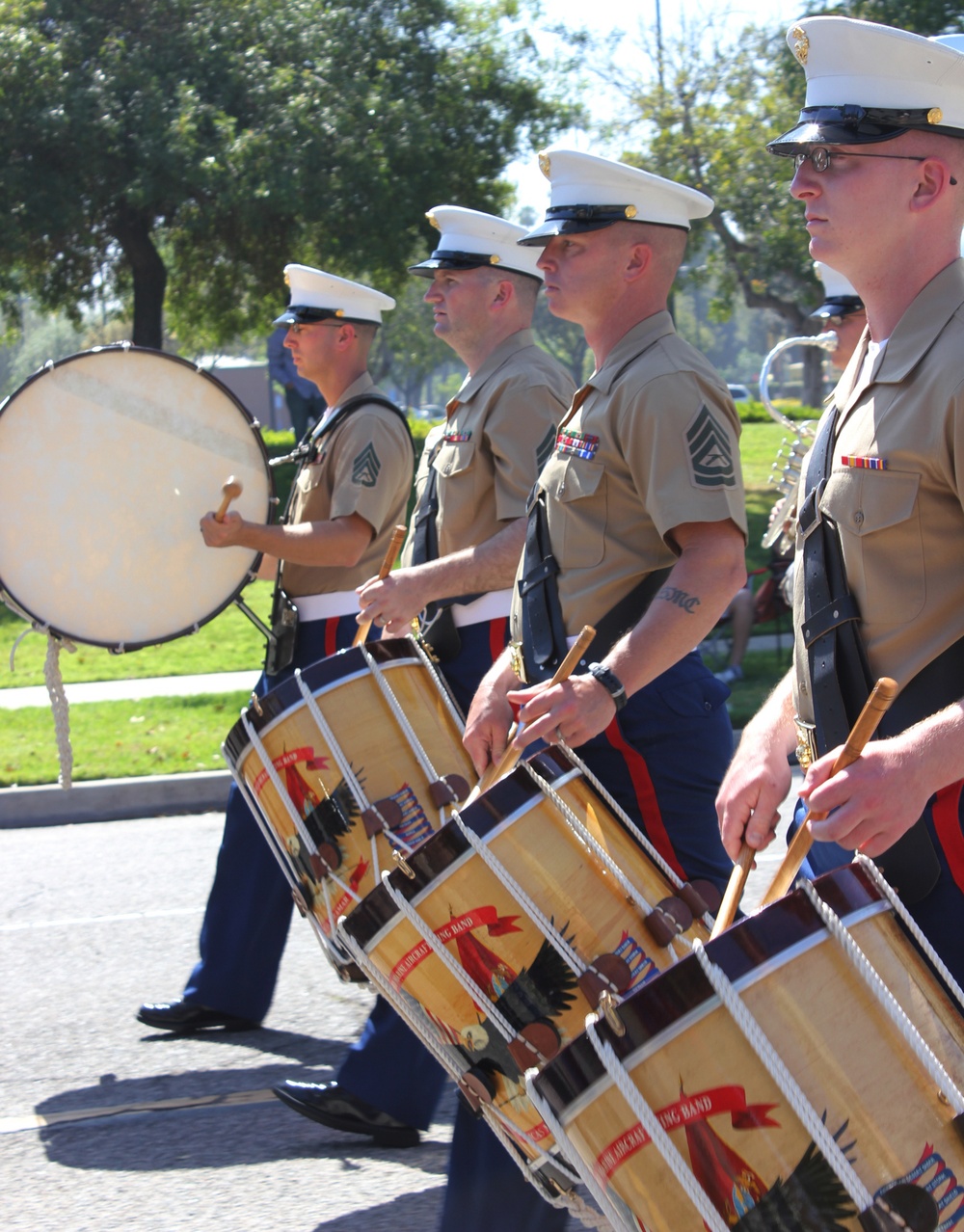 ‘A Salute to Veterans’ parade hosts 3rd MAW Band