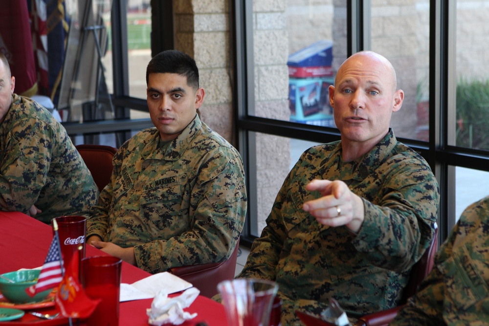 Sgt. Maj. Barrett visits Miramar