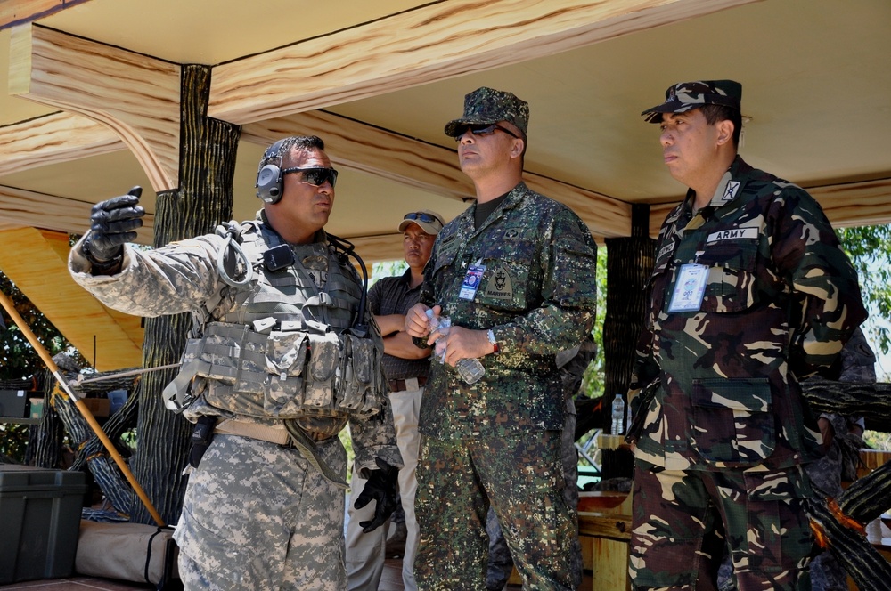 Philippine, U.S. military leaders visit FTX site at Fort Magsaysay