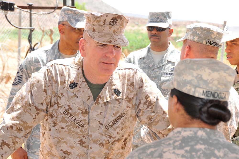 Senior enlisted advisor visit