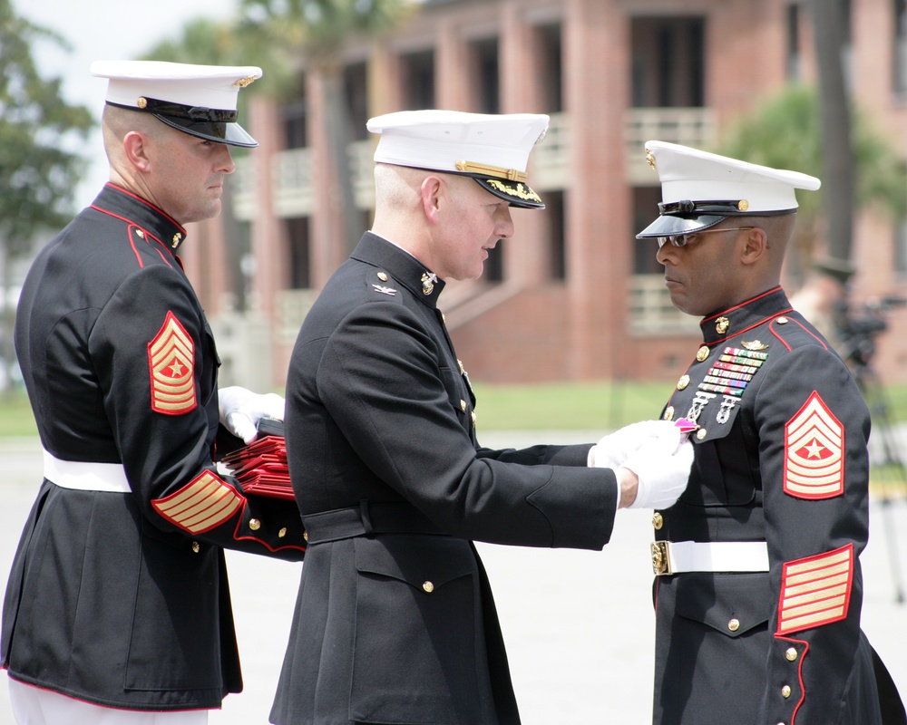 Sgt. Maj. Dwayne Farr retirement