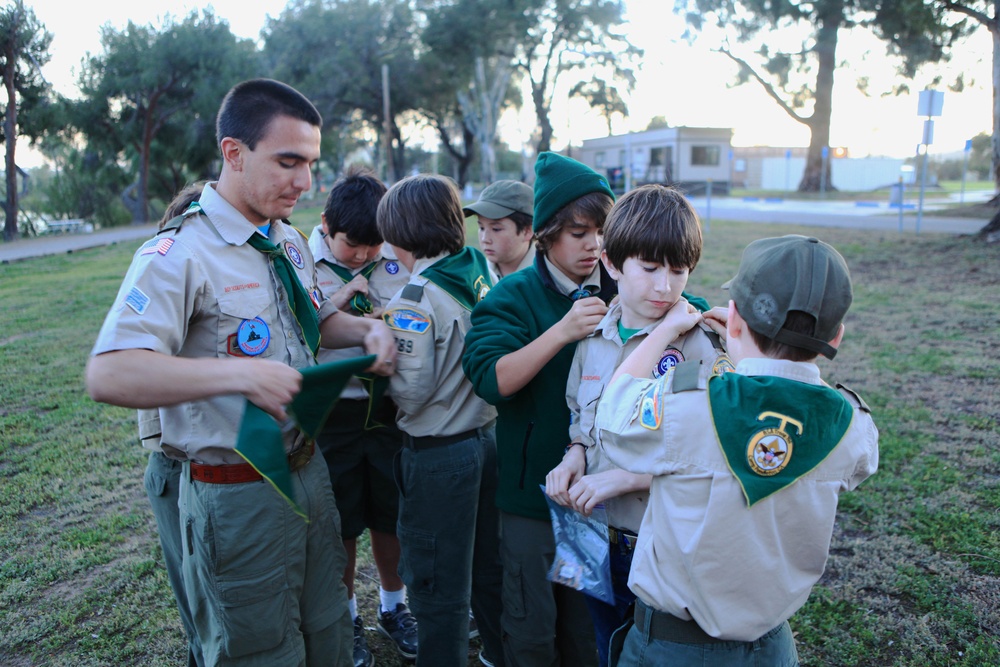 Ceremony aboard Camp Pendleton celebrates Boy Scouts rite of passage