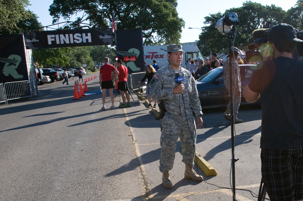 1st Annual Heroes 5K sponsored by Run Tex at Camp Mabry, Austin, Texas