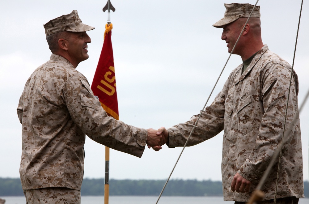 Combat Logistics Battalion 8 welcomes new commanding officer