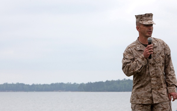 Combat Logistics Battalion 8 welcomes new commanding officer