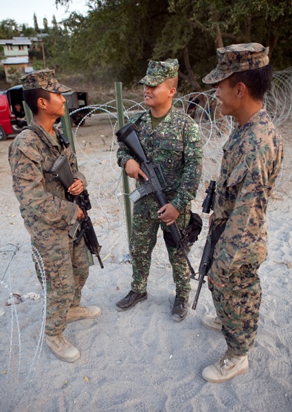 Filipino-American Marines get back to their roots during Balikatan 2012