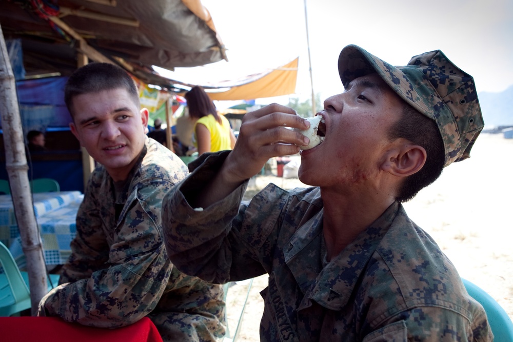 Filipino-American Marines get back to their roots during Balikatan 2012