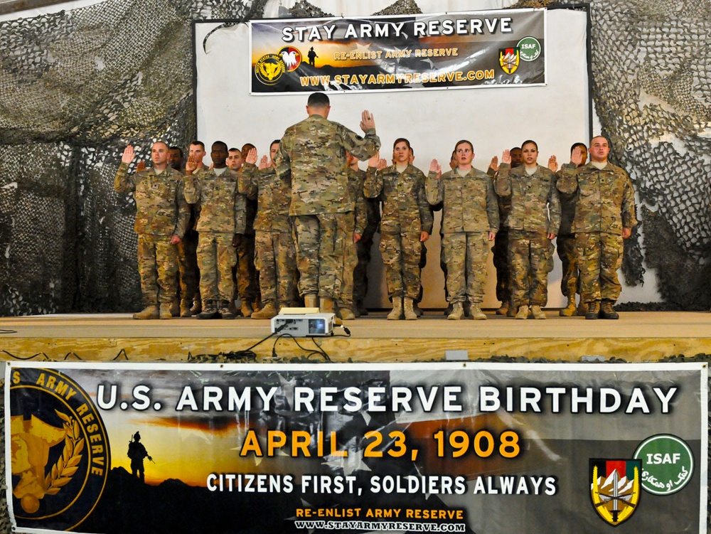 Happy birthday: Army Reserve celebrates 104th year of service