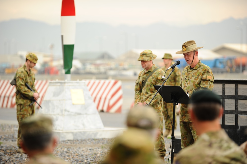 Anzac Day commemorated in Kabul where former foes are allies