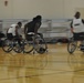 Warrior Games 2012 wheelchair basket ball practice