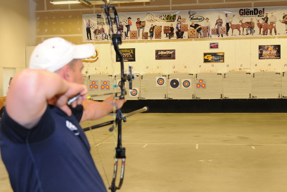 Warrior Games 2012 Archery practice