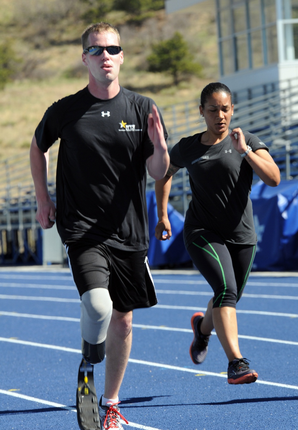 Warrior Games 2012 Track and Field practice