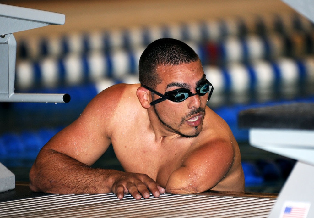 Warrior Games 2012 Swim practice