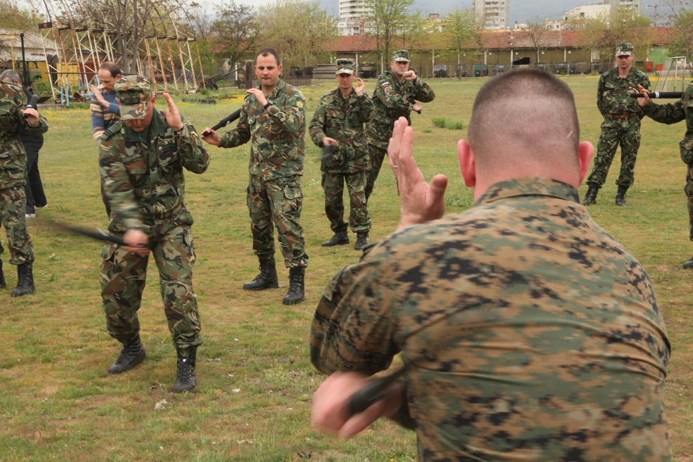 Riot-Ready Marines Display Non-Lethal Capabilities to Bulgarians