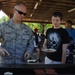 Airman volunteer with foster home