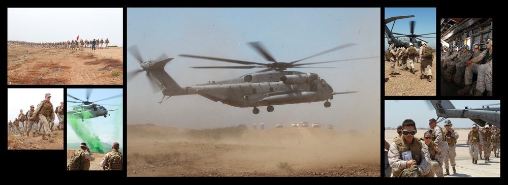 Conditioning hike and Helo troop lift