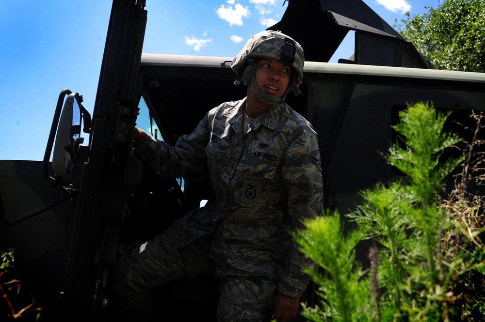 628th SFS tactical vehicle training