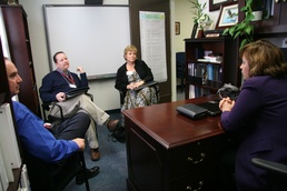 Accreditation team visits the Defense Language Institute