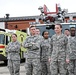 Air Force Academy cadets learn about the service at Scott AFB