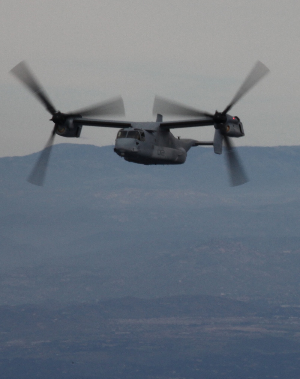 Ospreys soar for maneuvering, landing exercises
