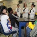 Wasp sailors visit students at Florida magnate school
