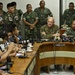 US and Philippine Marine commanders answer question from international press during Balikatan 2012