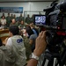 US and Philippine Marine commanders answer question from international press during Balikatan 2012