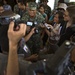 US and Philippine Marine commanders answer question from international press during Balikatan 2012