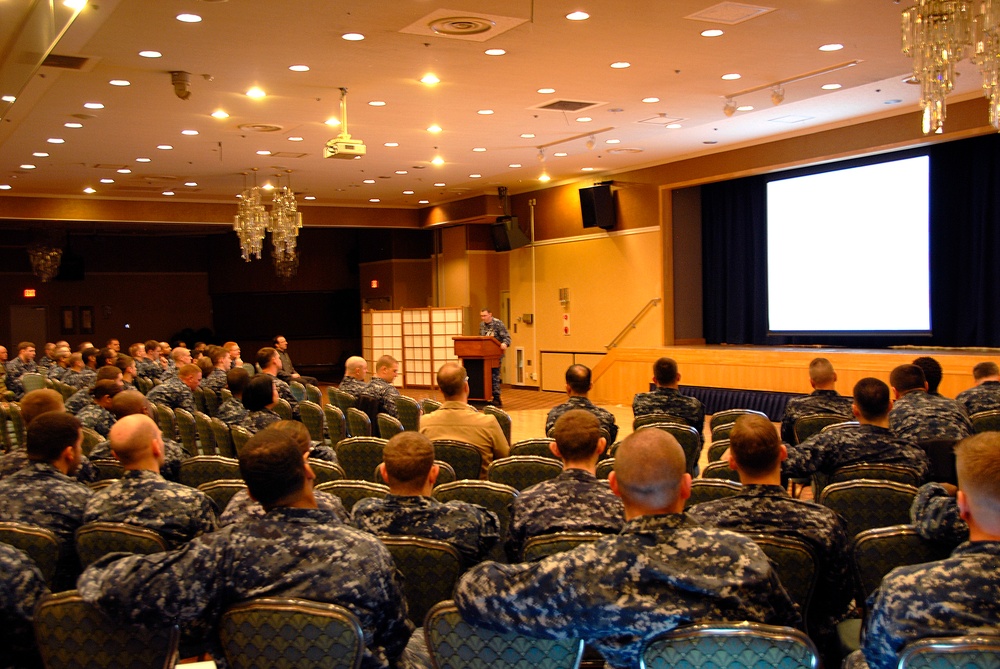 NAF Misawa Conducts sexual assault awareness stand down