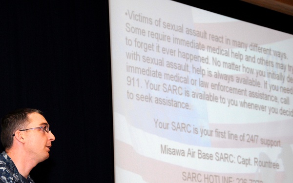 NAF Misawa conducts sexual assault awareness stand down