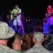 Award-winning country music superstar Toby Keith sing “Who’s Your Daddy” to the 2500 Army, Navy, Air Force, Marines, French military, Japanese military, and civilian employees watching the concert at Camp Lemonnier