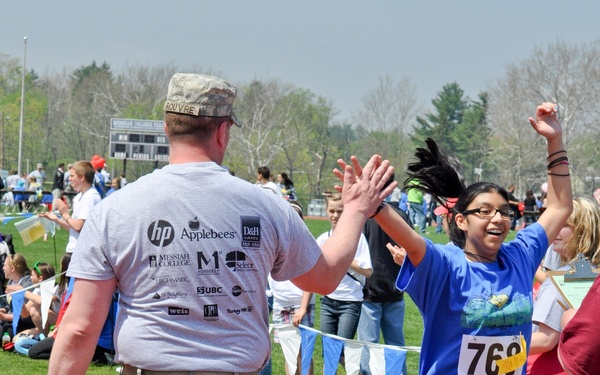 National Guard soldiers help with Special Olympics
