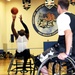 Warrior Games 2012 wheelchair basketball practice