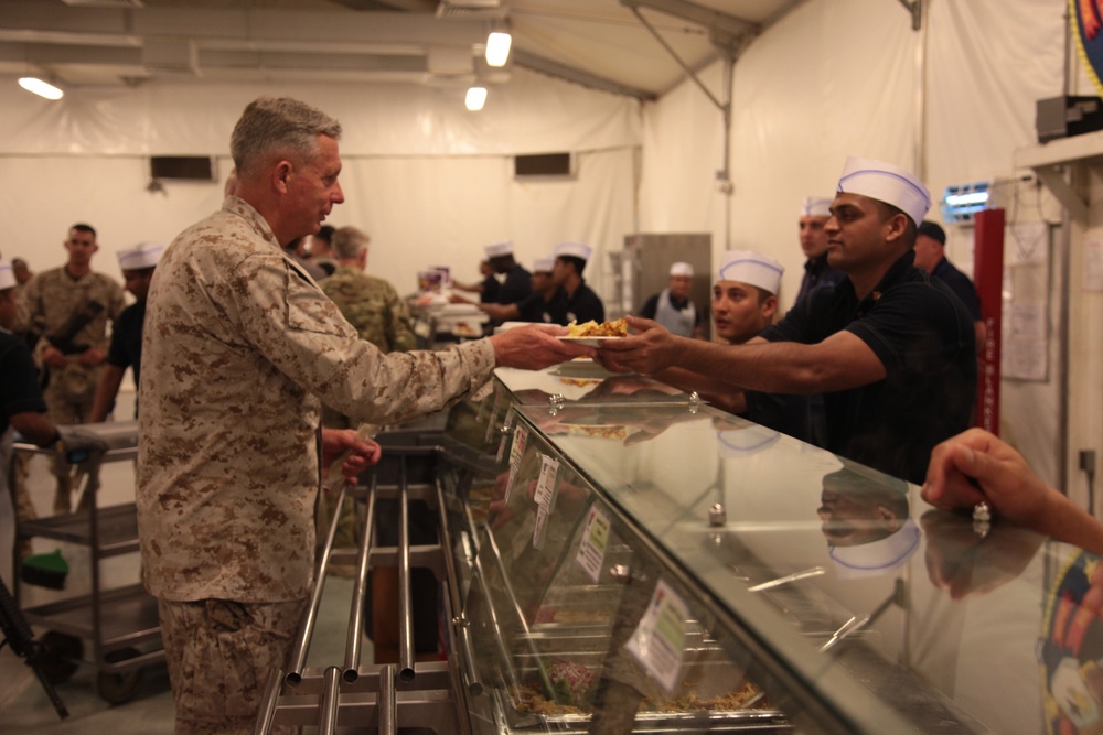 Camp Leatherneck meeting