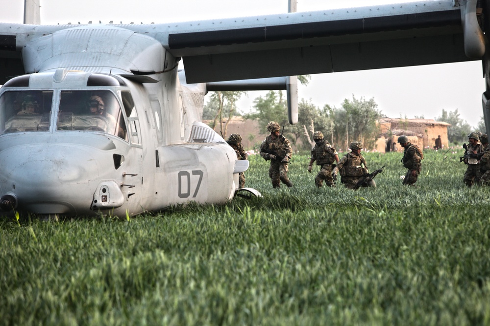 Operations in Helmand province