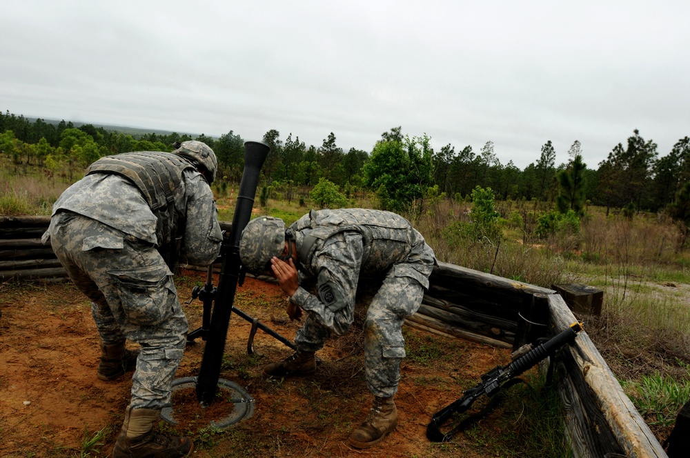 505th Mortars provide indirect fire to FTX