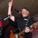 Playing to the base: Toby Keith sings at Camp Buehring during his 'Live In Overdrive' USO tour