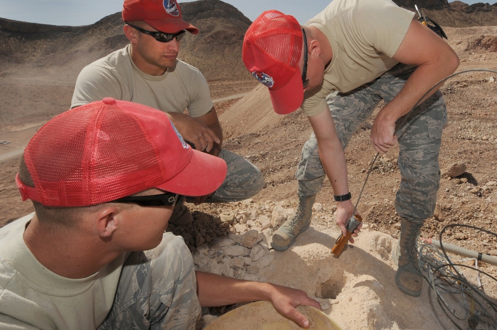 820th RED HORSE builds new road