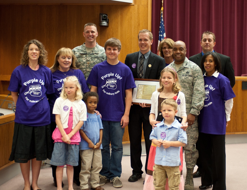 Purple Up for Military Kids