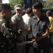 Filipino volunteers learn new trade to build up community