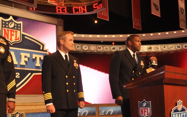SEALs and sailors attend the 2012 NFL Draft