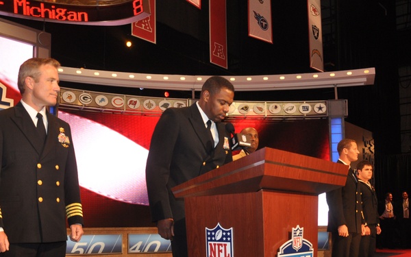 SEALs and sailors attend the 2012 NFL Draft
