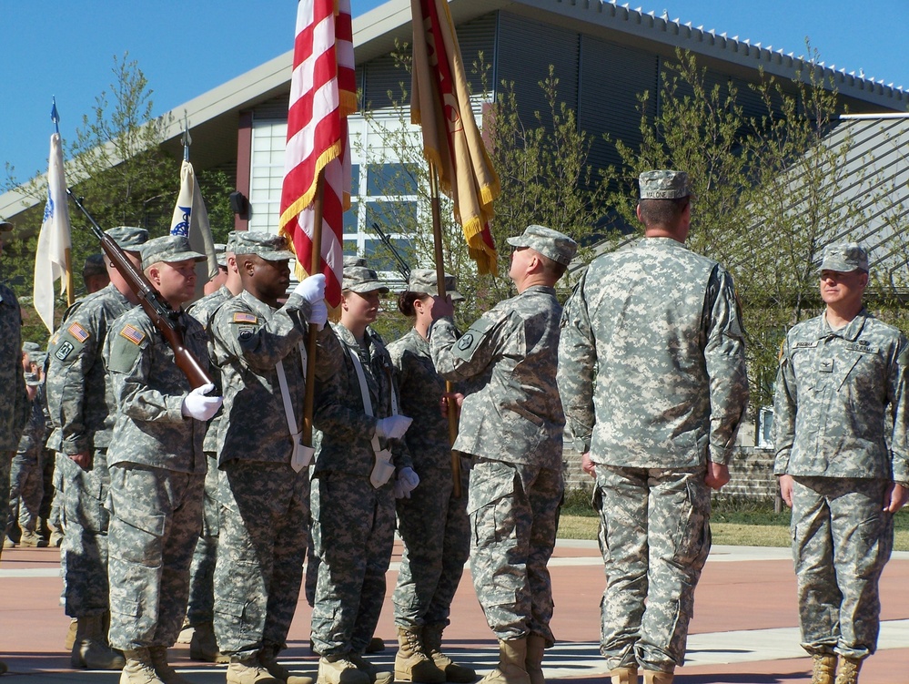 652nd change of command ceremony