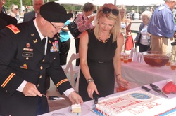 Hartwell 50th Anniversary cake cutting [Image 4 of 4]